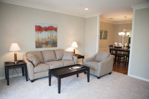 Beautiful Living Room at The Diplomat of Jackson Apartment Homes, Jackson, 39211
